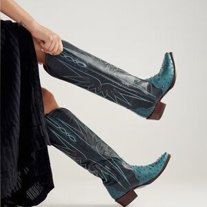 Tecovas Loretta Azure Boots 6.5
